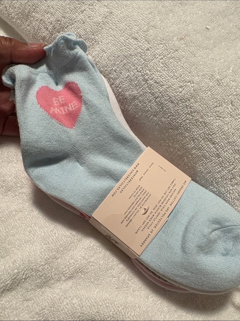 SOLD New Sincerely Jules 5 Pairs Multicolored Woman’s Socks Fits Sz 4 - 10 - Picture 3 of 4